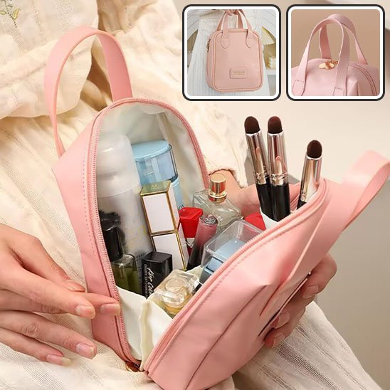 trousse maquillage ouverte rangement