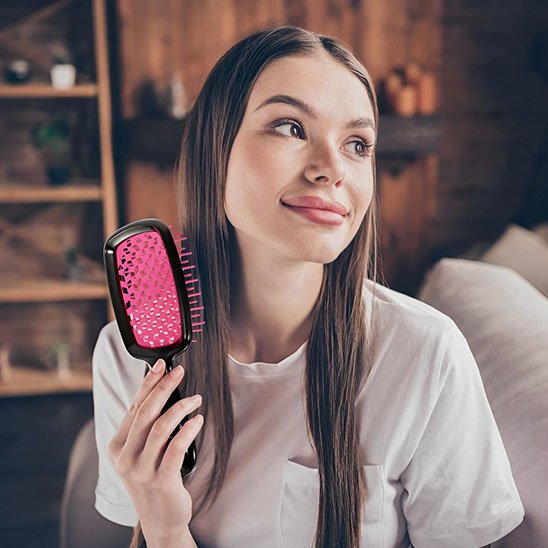 Brosse cheveux femme