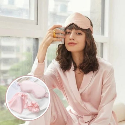 Masque de sommeil blanc femme