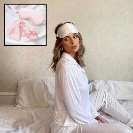 Masque de sommeil blanc