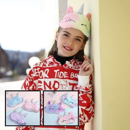 Masque de sommeil rose