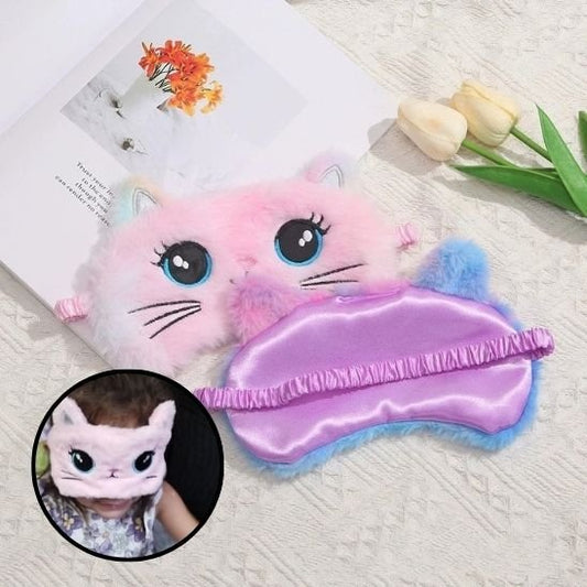 Masque de sommeil rose