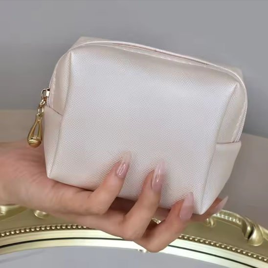 Trousse de maquillage blanc