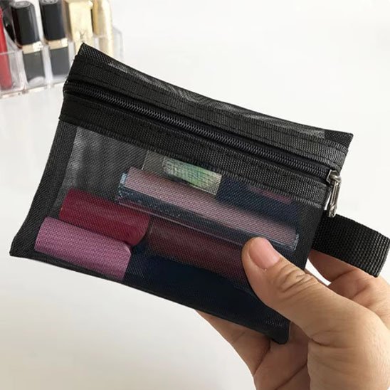 Trousse maquillage noir pratique
