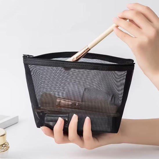 Trousse maquillage rangement et noir